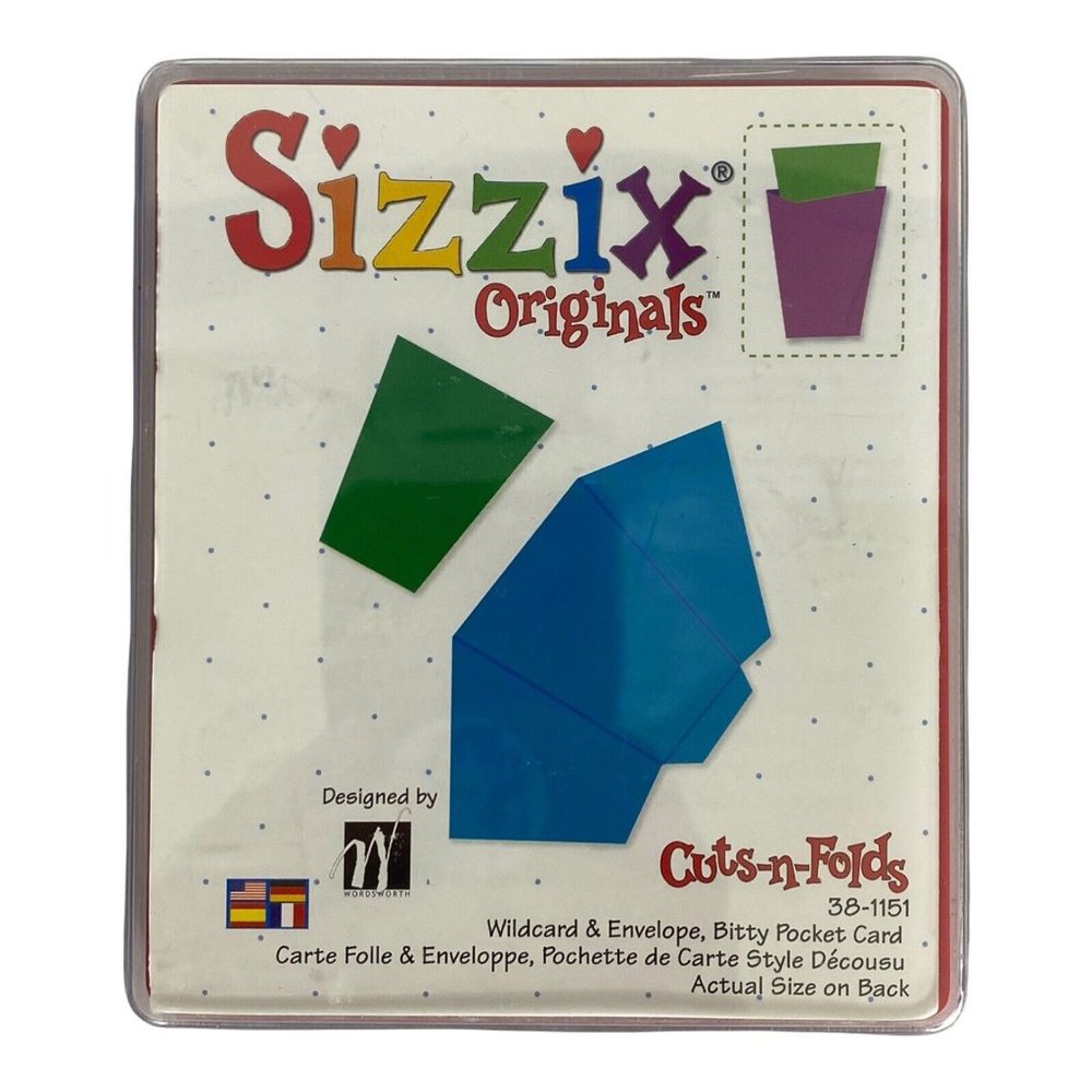 Sizzix Die Wildcard & Envelope Bitty Pocket Originals Scrapbook Die-cut 38-11151